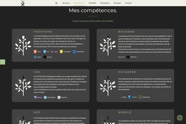 Site web Auxseen