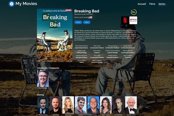 Site web My Movies