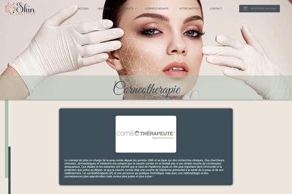 Site web Skin Institut