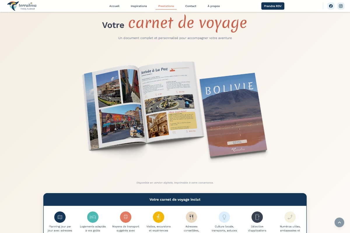 Site web Terrahiva